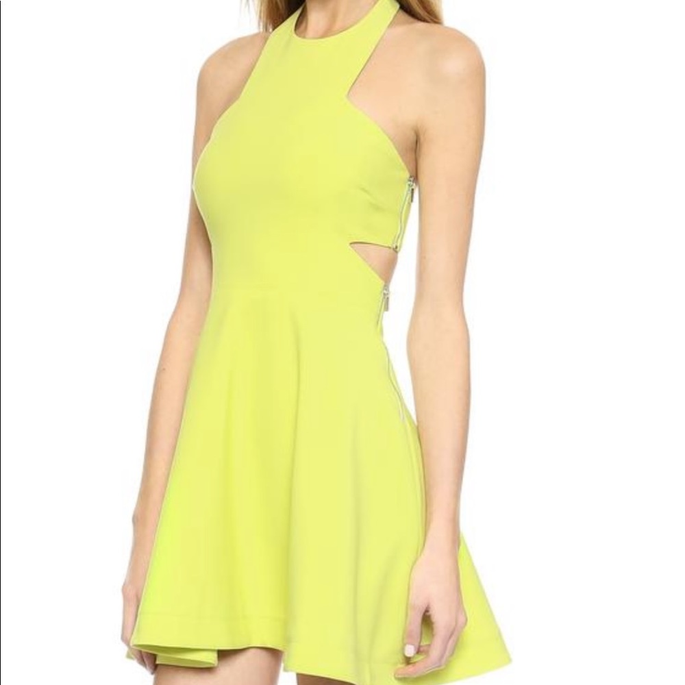 Elizabeth and James Lime Darrien Night Out Dress